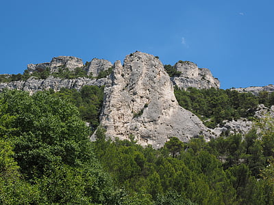 zona càrstica, càrstic, Roca, França, Provença, Fontaine-de-vaucluse, natura