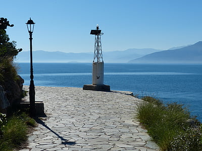 Kreeka, Nafplio, Sea, päike, tagasi valgus, päikest ja merd, mägi