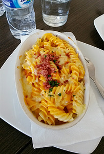 fussilini, сыр, запеченная, макароны, итальянский, питание, Пармезан