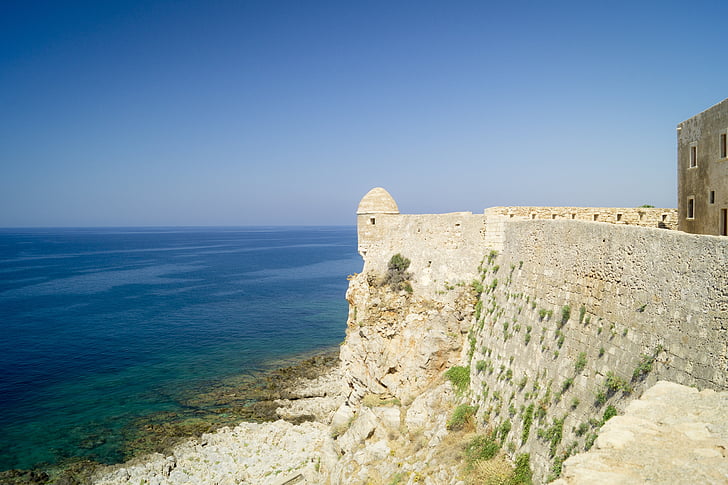 forteresse, Bastion, Château, côtières, Côte, mer, eau