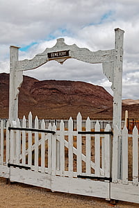 Nevada, Amerikai Egyesült Államok, West, Amerikai, sivatag, kerítés