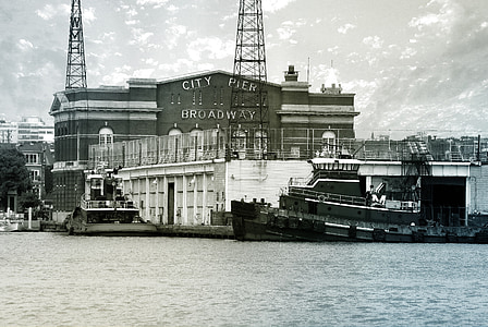 gyapja pont, Baltimore-ban, régi tűzoltó, csónakok, tűzoltó, víz, vontatóhajó