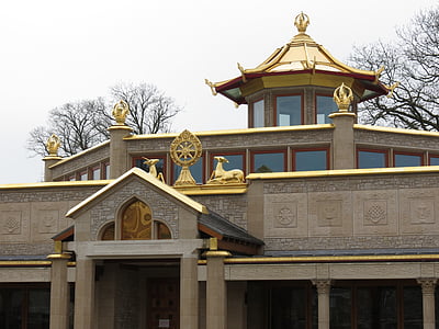 храма, будистки, сграда, поклонение, архитектура, култура, забележителност
