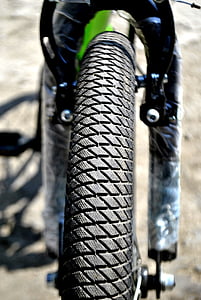 dæk mønster, dæk profil, cykel, dæk, cykel, cykling, udendørs