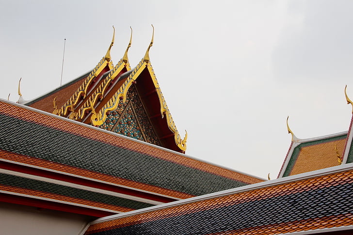 храма, покрив, Пагода, архитектура, дворец, будизъм, югоизток