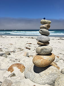 balance, zen, california, pebbles, marble, bluemind, pebble
