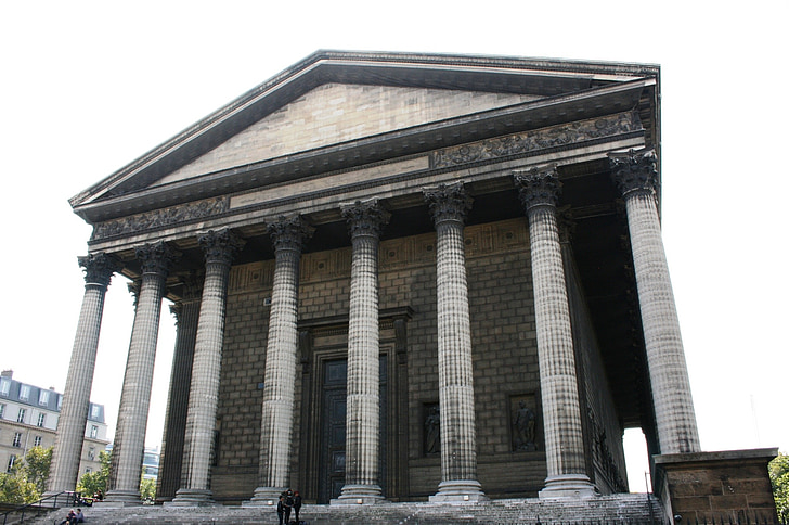 kolonnas, baznīca, Madeleine, arhitektūra, arhitektūras kolonnu, vēsture, slavena vieta