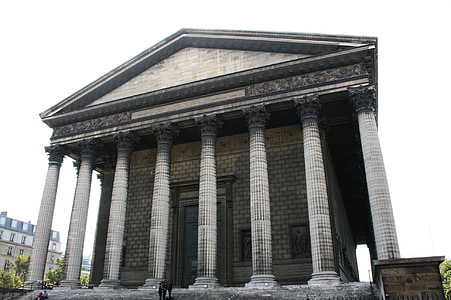 columns, church, madeleine, architecture, architectural Column, history, famous Place