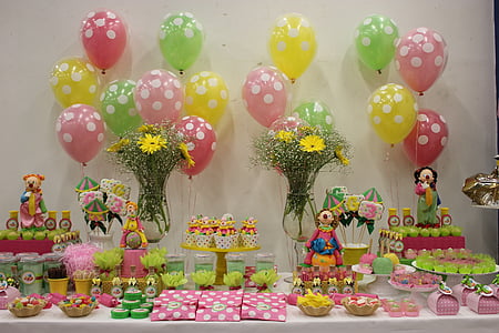 ulang tahun anak, sirkus, hijau, Rosa, kartun, mainan, dulces