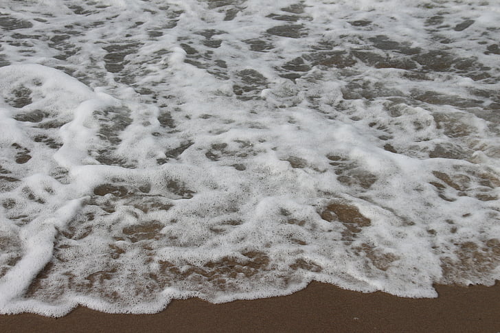 beach, water, wave, sea