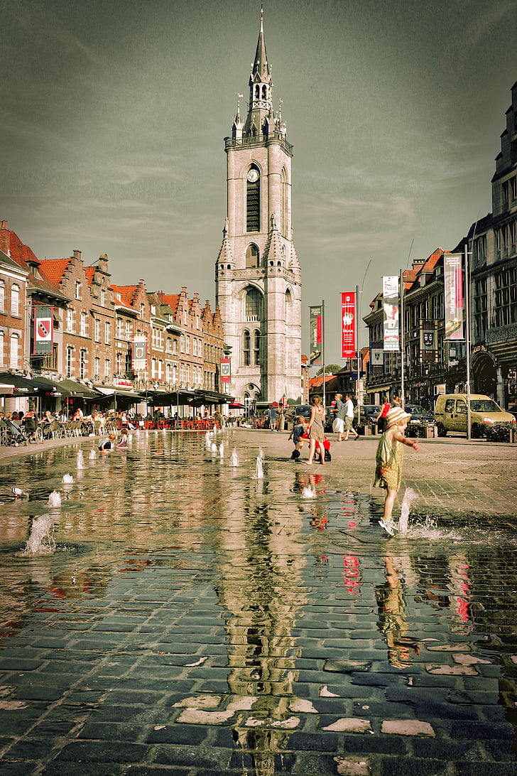 Tournai, Belgicko, miesto, zvonica