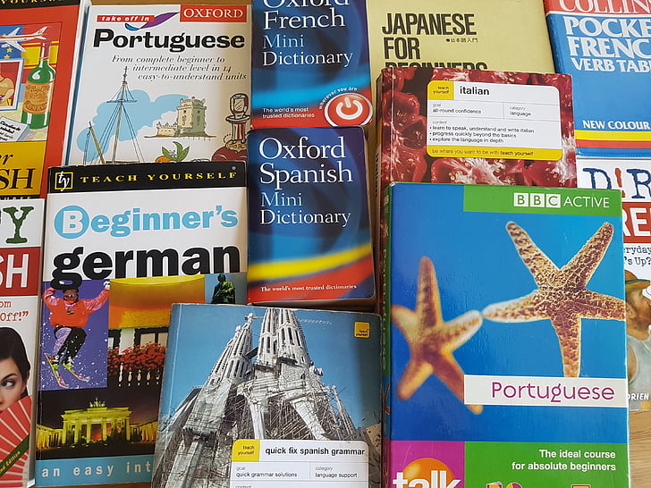 jazyk, učenie, knihy, vzdelávanie, učiť sa, štúdia, zahraničné