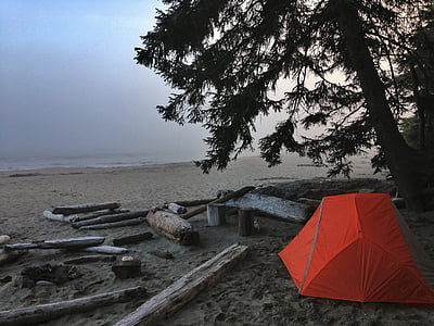 Camping, tält, Utomhus, vildmarken, vandring, backpacking, vandra