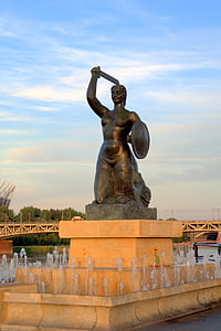 Варшава, Сирена, Русалка, Памятник, Статуя, скульптура, символ