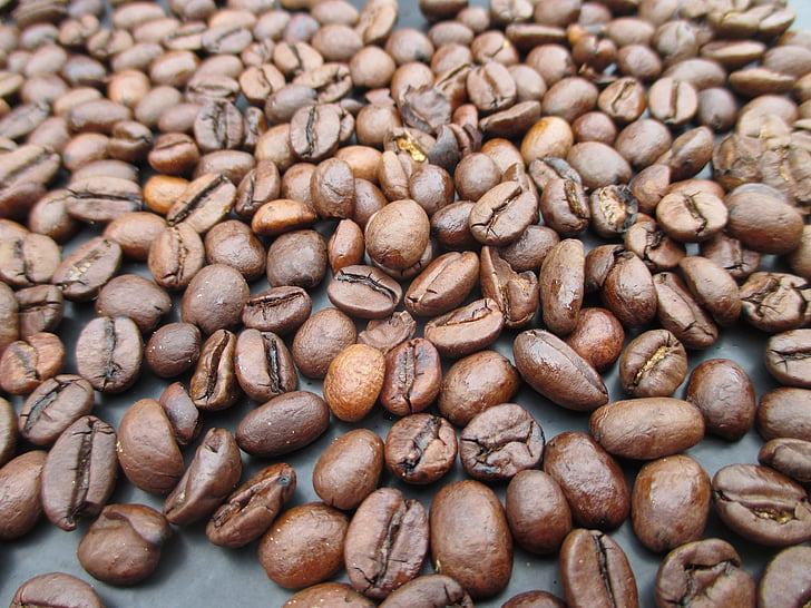kaffebønner, kaffe, stekt, aroma, Bean, brun, koffein