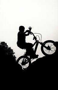 Bike, BMX, chlapec, závod, bicyklov, Šport, Ride