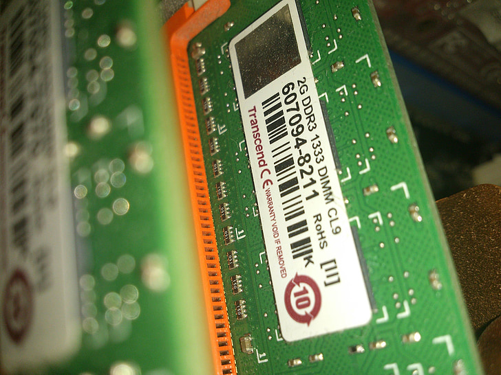 počítač, hardware, paměť RAM, DDR3, serveru