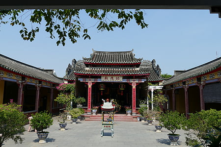 Hoian, temppeli, Unescon maailmanperintöluetteloon, historiallisesti, arkkitehtuuri, kiina, Unescon
