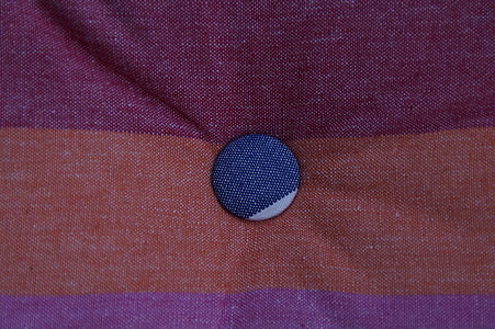 oreiller, tissu, coussins d’assise, bouton, tissu enduit, recouvert de tissu, coloré