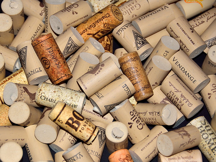 corks, array, background, shape, wine, object, arrangement