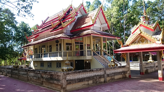 Templul, Thailanda, Chumphon, Budism, Wat, arhitectura, cultura