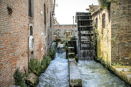 Padova, molino de agua, molino