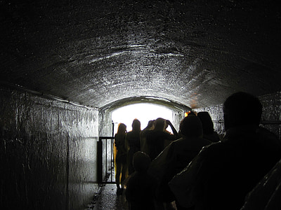 Ниагара-Фолс, туннель, люди, туристы, Онтарио, посетителей, Канада