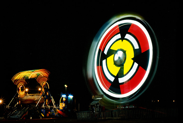 ferris wheel, park, fun