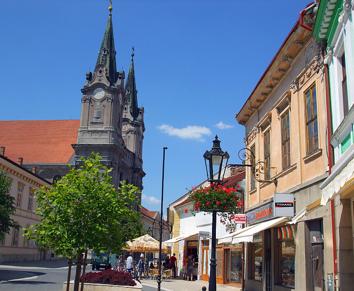 Словакія, подорожі, в Європі, невелике містечко, Архітектура, Європа, Вулиця
