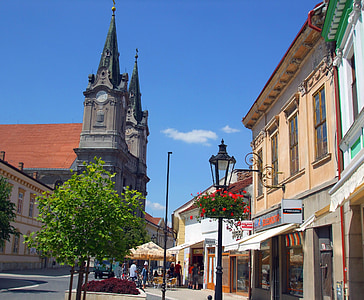 Словакия, путешествия, в Европе, маленький городок, Архитектура, Европа, Улица