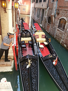 brīvdiena, laiva, gondola, dāvana, romantika, Venice