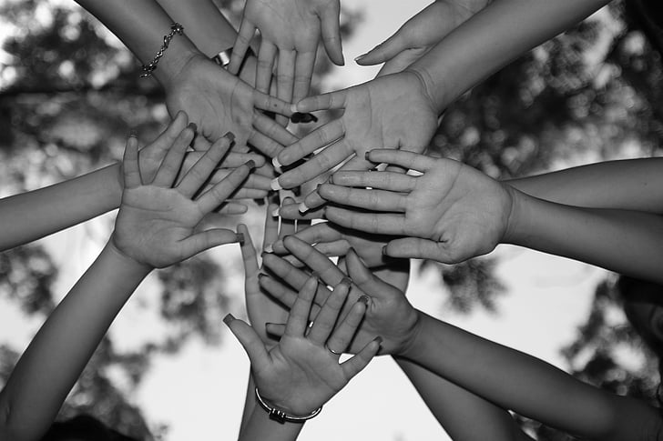 hands, friendship, unit, together, human Hand, togetherness, people