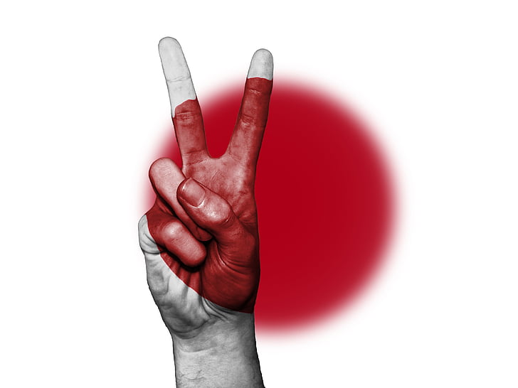 Japonsko, vlajka, mier, japončina, dizajn, banner, vlastenectvo
