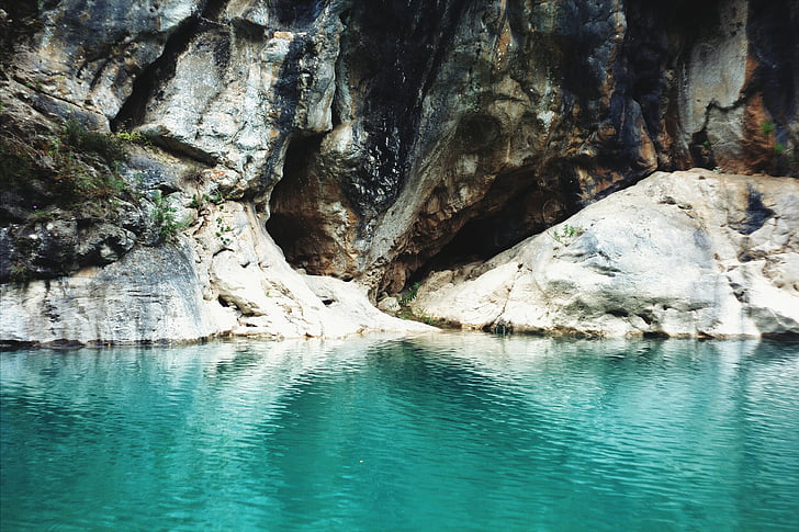 l'aigua, Roca, natura, pedra, paisatge, tranquil, tranquil·la