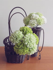 flower, blossom, bloom, accessories, vase, basket, bouquet