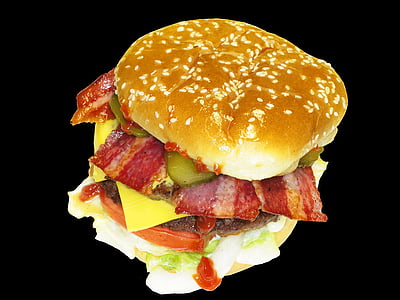 élelmiszer, Burger, hamburger, diéta, zsír, gyorsétterem, Sajtburger