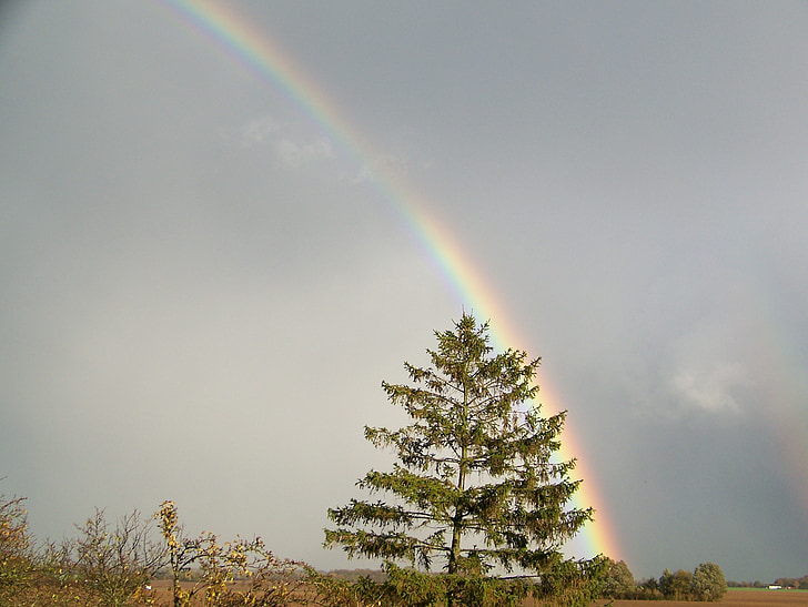 doble, arco iris, Alemania