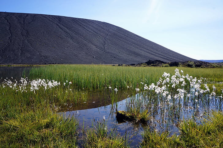Исландия, природата, вулкан, езеро, пейзаж, на открито, scenics