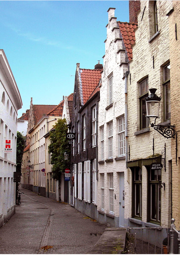 Bruges, Belgium, Brugge, turizmus, építészet, utca, Európa
