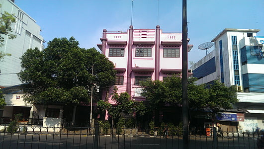 ulice, budova, Jakarta