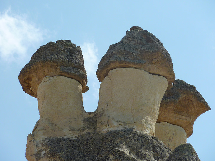 rocks, sandstone, turkey, cappadocia, formations, nature, landscape