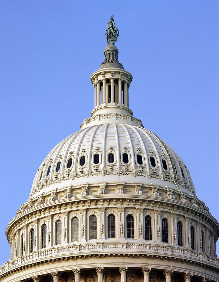 Govern, arquitectura, edifici, cúpula Capitol, EUA, punt de referència, Nacional