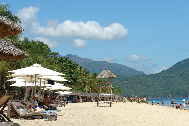 Spiaggia di Nha trang, Khanh hoa, Vietnam