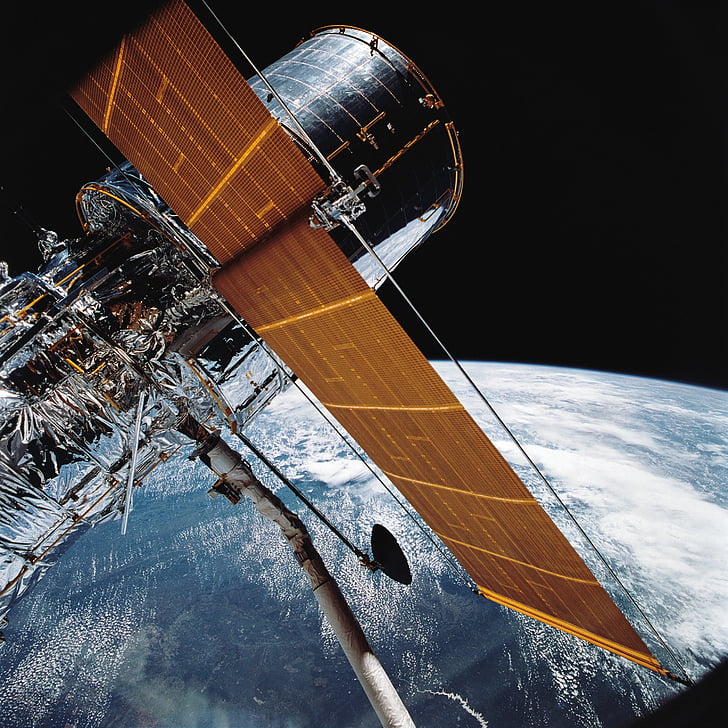 Hubble, avaruusteleskooppi, kiertoradalla, tilaa, Cosmos, Tiede, universe