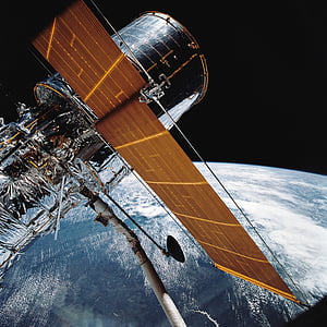 Hubble'a, Kosmiczny Teleskop, Orbita, miejsca, kosmos, Nauka, wszechświat