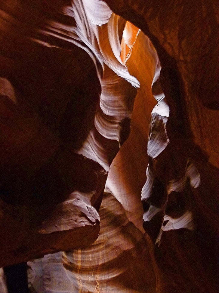 felső, antilop, slot, Canyon, oldal, Arizona, Amerikai Egyesült Államok