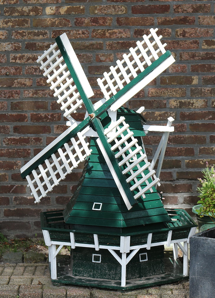 vindmølle, Holland, Nederland, Mill, dekorasjon