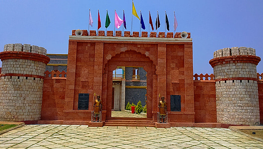 fort, wall, gate, entrance, memorial, building, architecture