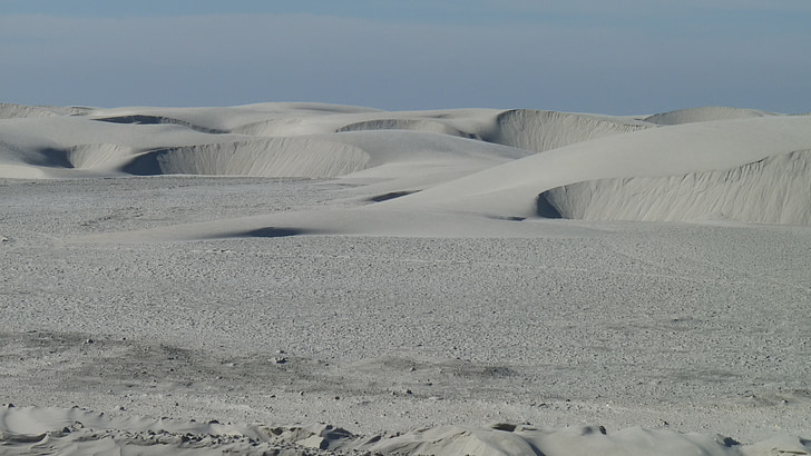 Dunes, Baja california sur, svart krigare, Mexico, öken, Sand, landskap