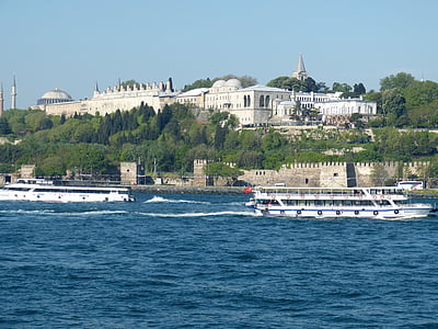 伊斯坦堡, 土耳其, 东方, 博斯普鲁斯海峡, 旧城, 宫, 从历史上看